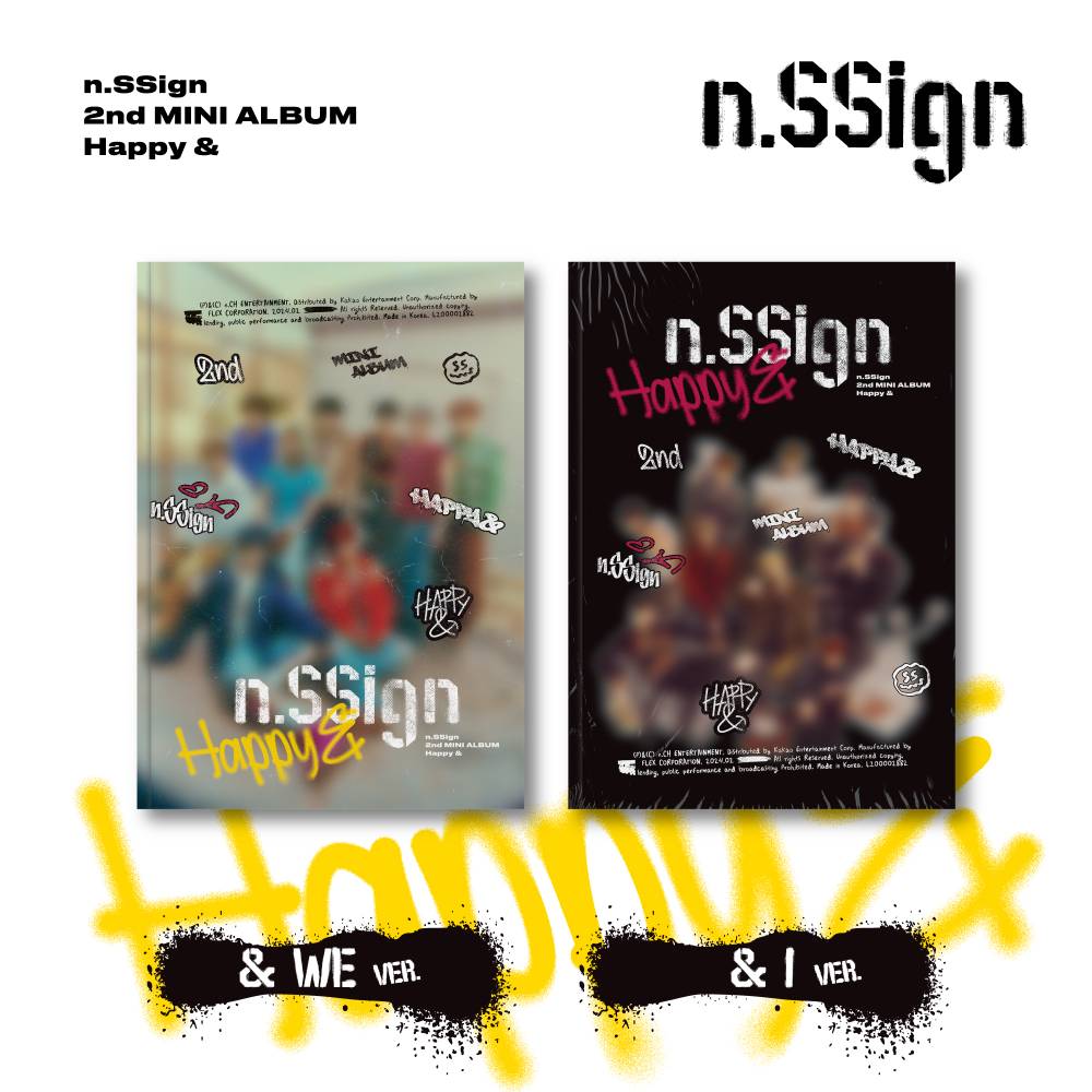 n.SSign 2nd MINI ALBUM [Happy &] (2 Versions Random) | Makestar