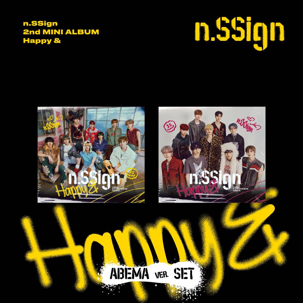 n.SSign 2nd MINI ALBUM [Happy &] (ABEMA ver.) (2 VERSIONS SET 