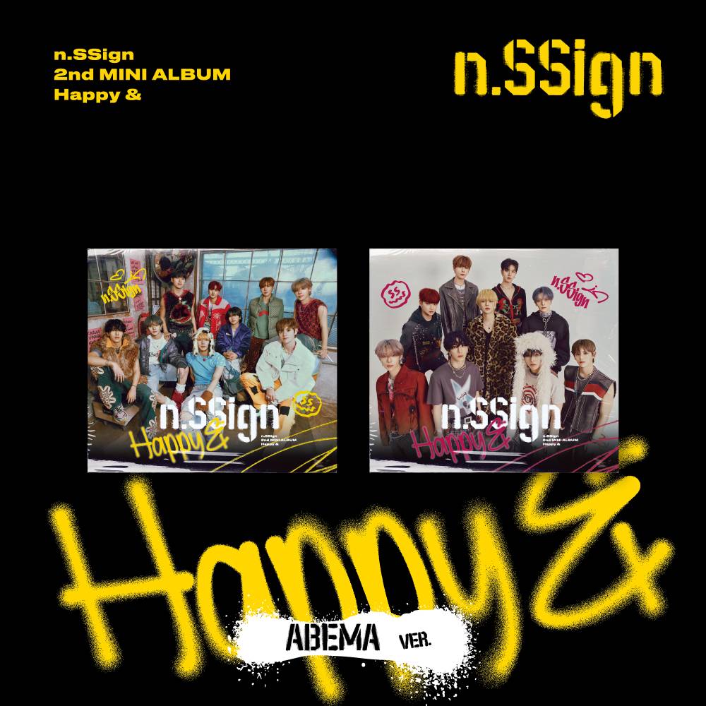 n.SSign 2nd MINI ALBUM [Happy &] (ABEMA ver.) (2 VERSIONS SET