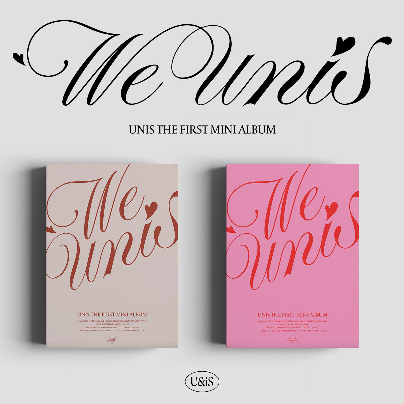 UNIS The 1st Mini Album [WE UNIS] (2 Versions SET) | Makestar