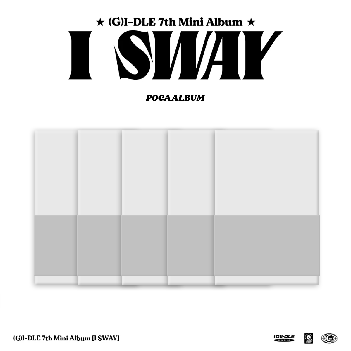 G)I-DLE 7th Mini Album [I SWAY] (POCA) (5 Versions Set) | Makestar