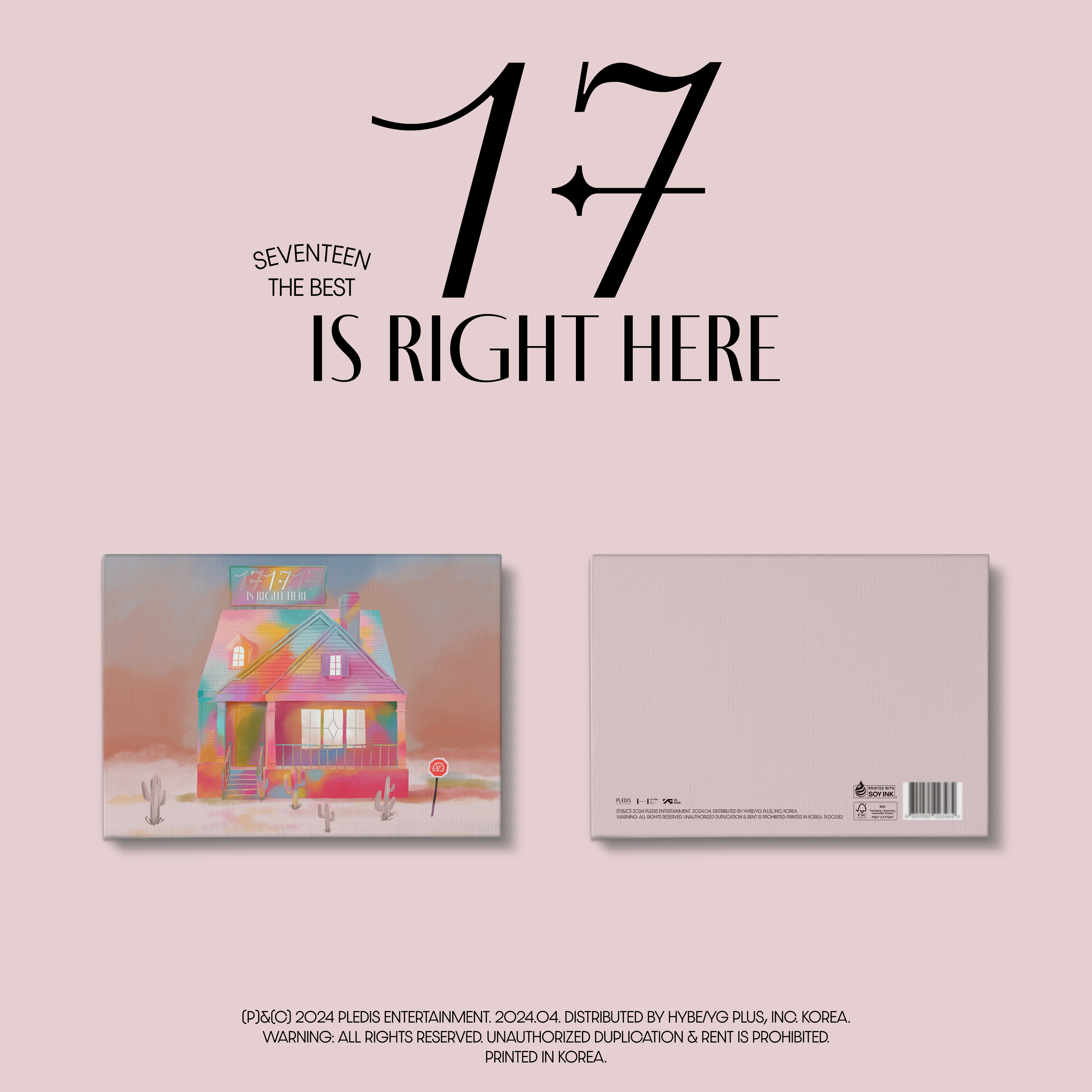 SEVENTEEN [SEVENTEEN BEST ALBUM '17 IS RIGHT HERE'] -Deluxe Ver 