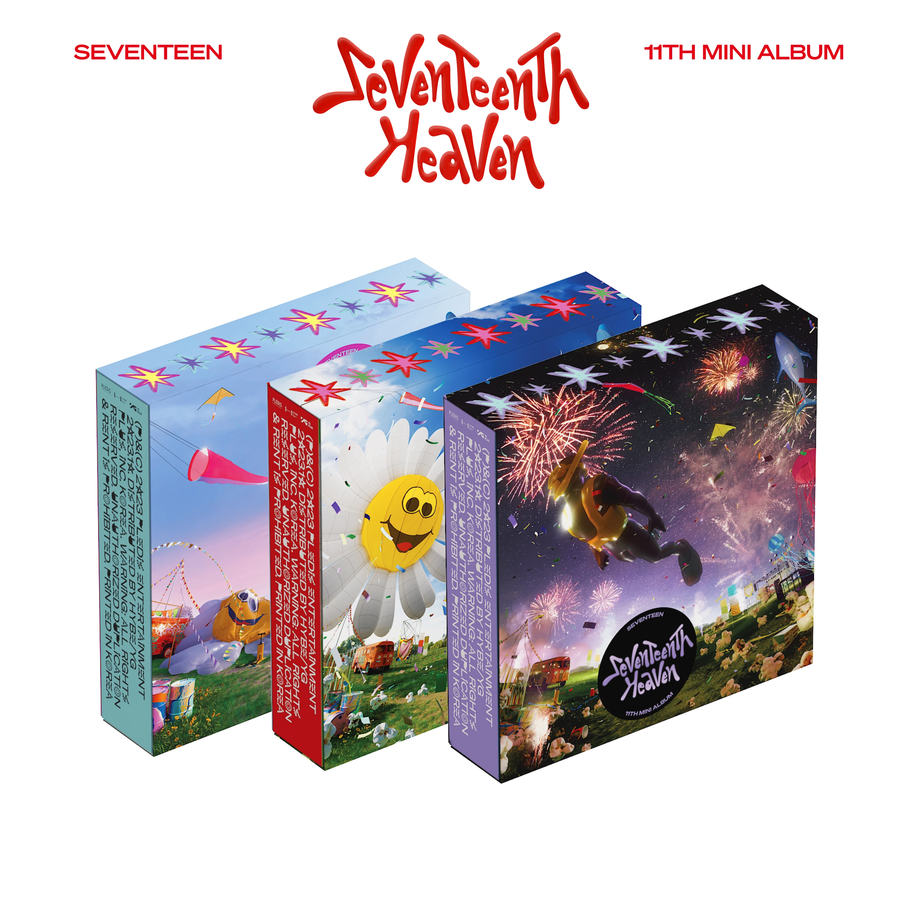 SEVENTEEN 11th Mini Album [SEVENTEENTH HEAVEN] (3 Versions Random 