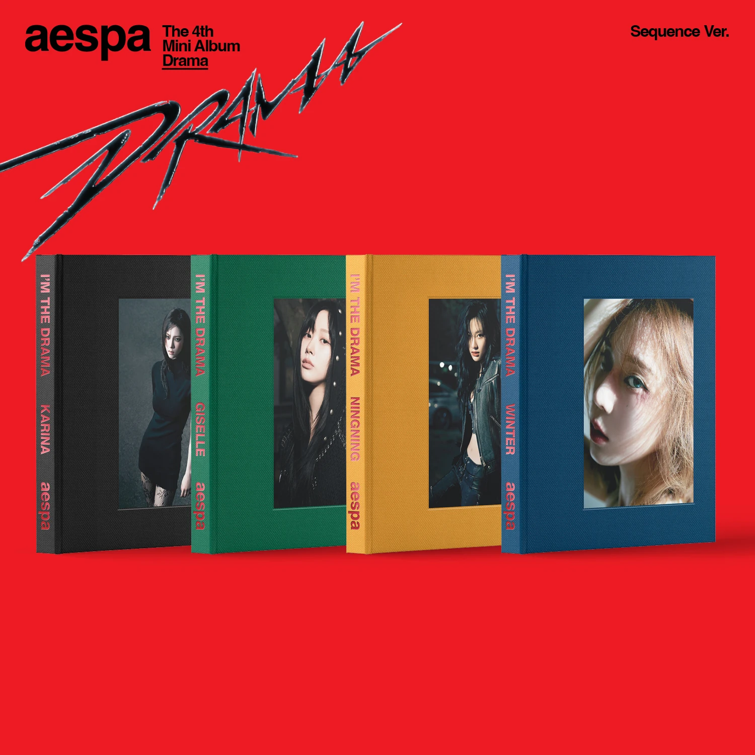 aespa The 4th Mini Album [Drama] (Sequence Ver.) (4 Versions 