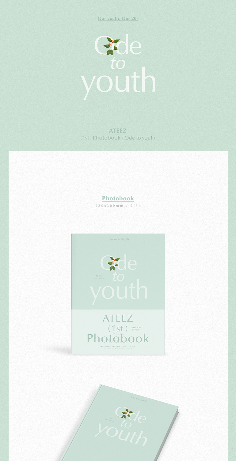 ATEEZ 1ST PHOTOBOOK ; ODE TO YOUTH Photo Card Event | Makestar