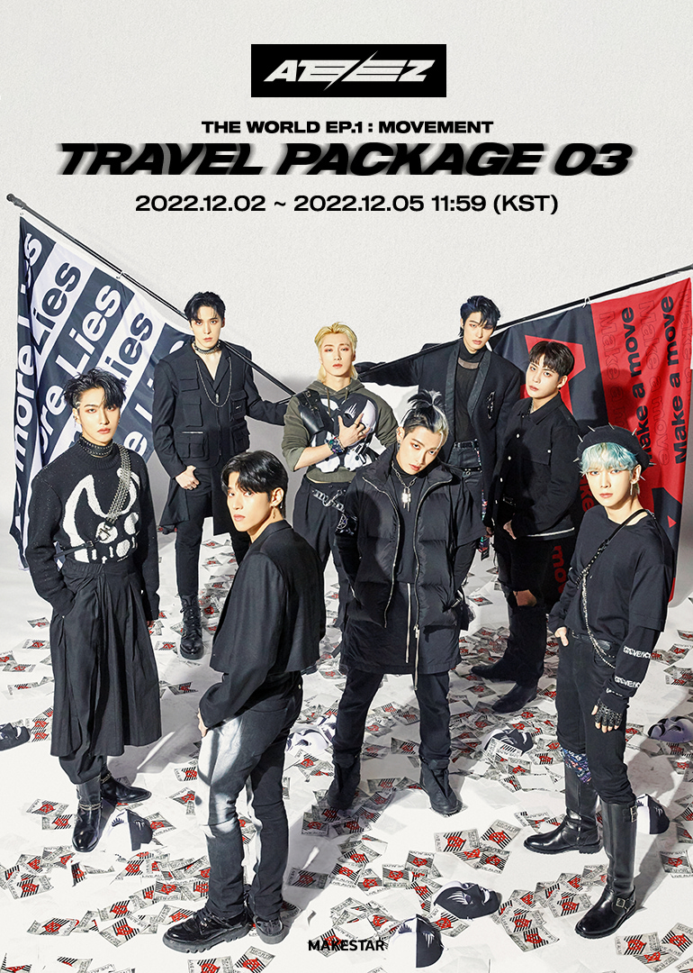 ATEEZ [THE WORLD EP.1 : MOVEMENT] TRAVEL PACKAGE 03 (TORONTO