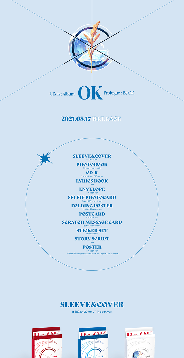 CIX 1st Album OK Prologue: Be Ok buy Signed Album