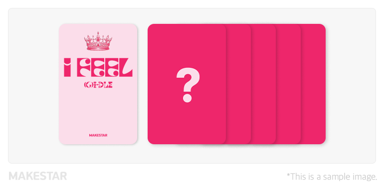 [PRE-ORDER] (G)I-DLE G IDLE GIDLE 2 Two Photocard Makestar Preorder Benefit  POB
