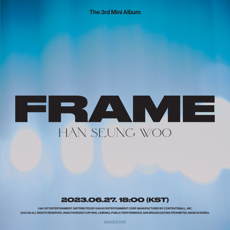 HAN SEUNG WOO The 3rd Mini Album [FRAME] Pre-Order MEET&CALL EVENT