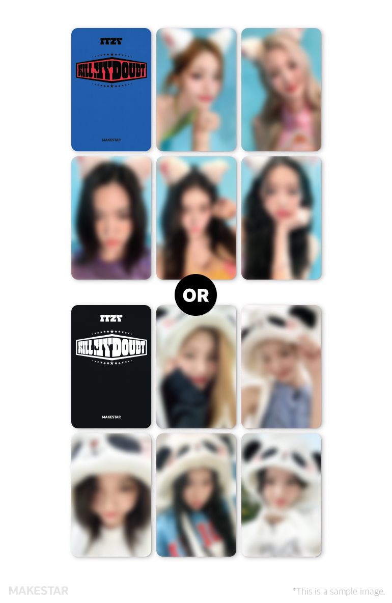 ITZY <KILL MY DOUBT> STANDARD VER. PHOTOCARD EVENT PART.2 | MAKESTAR