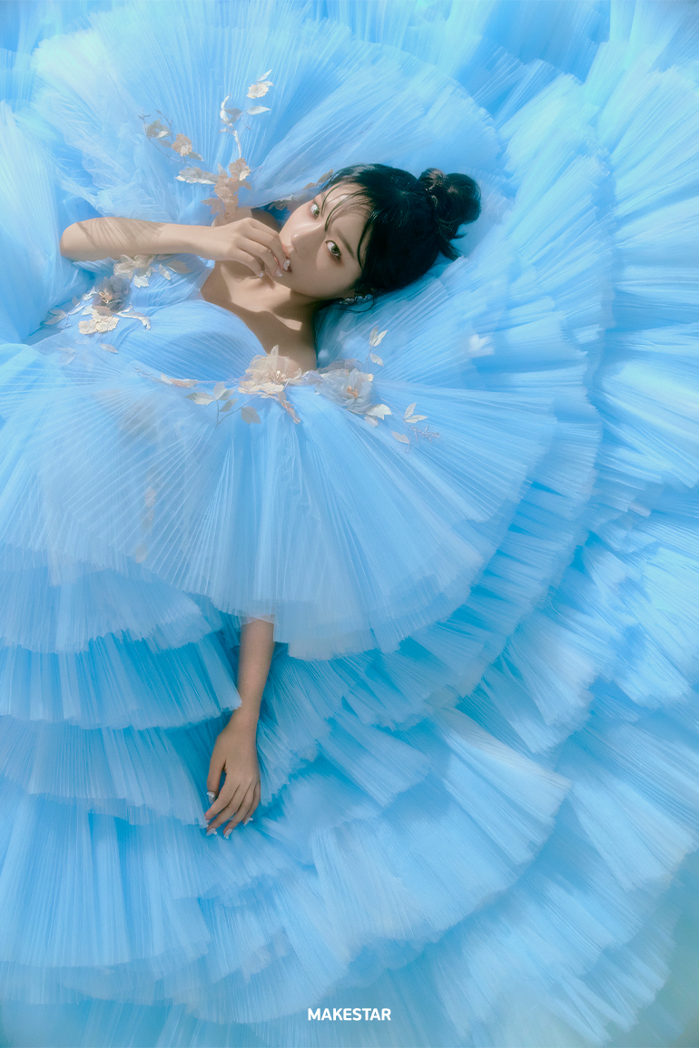 dahyun blue dress Matte Light Blue Choir Gown 4'9