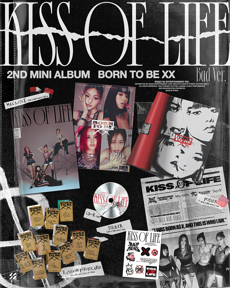 KISS OF LIFE 2nd Mini Album [Born to be XX] Pre-Order Photocard