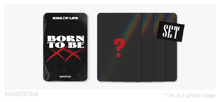 KISS OF LIFE 2nd Mini Album [Born to be XX] Pre-Order Photocard