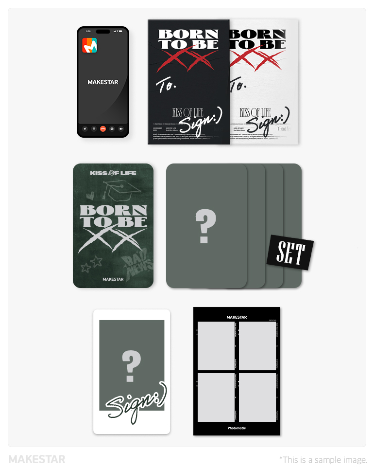 KISS OF LIFE 2nd Mini Album [Born to be XX] (POCAALBUM) Meet&Call