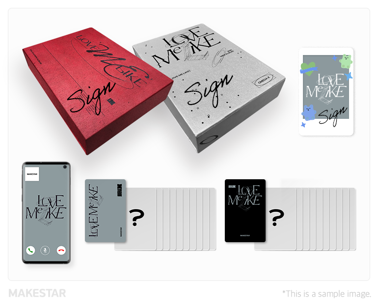 OMEGA X 2nd Mini Album [LOVE ME LIKE] MEET&CALL EVENT | MAKESTAR OMEGAX サイン入りチェキイェチャン
