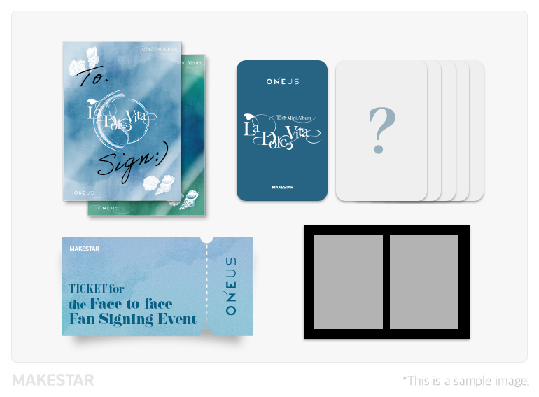 ONEUS 10th Mini Album [La Dolce Vita] PRE-ORDER MEET&CALL EVENT 