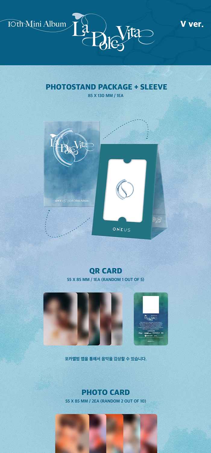 ONEUS 10th Mini Album [La Dolce Vita] (POCAALBUM) MEET&CALL EVENT 