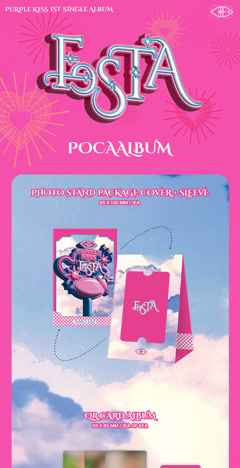 PURPLE K!SS 1st Single Album [FESTA](POCAALBUM) PRE-ORDER