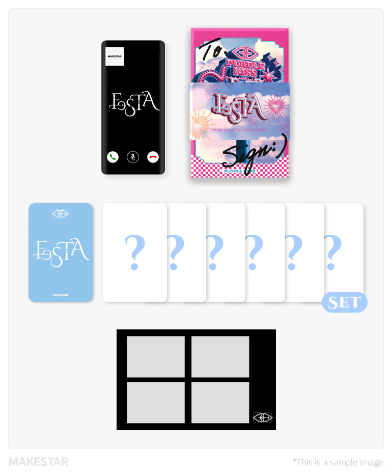 PURPLE K!SS 1st Single Album [FESTA](POCAALBUM) PRE-ORDER