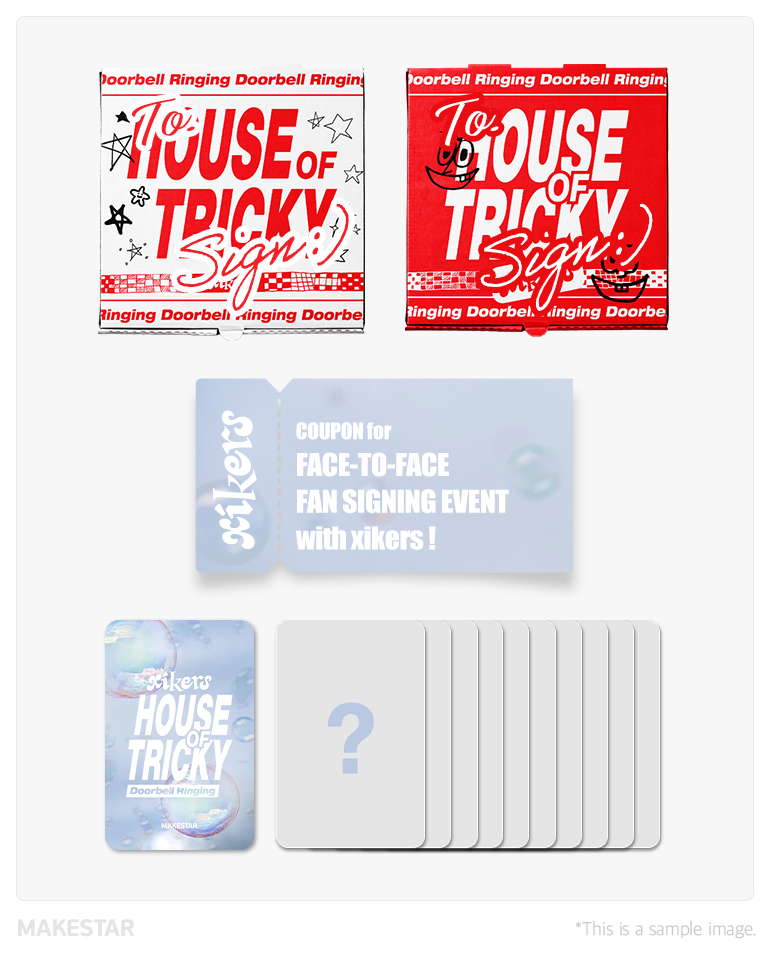xikers 1ST MINI ALBUM [HOUSE OF TRICKY : Doorbell Ringing] FAN 