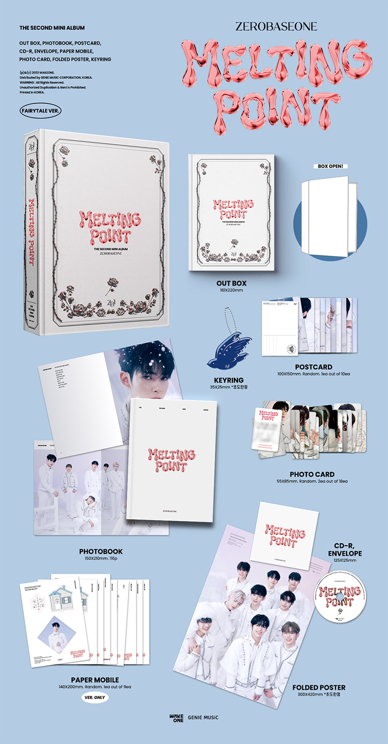 ZEROBASEONE THE SECOND MINI ALBUM 'MELTING POINT' LUCKY DRAW EVENT 